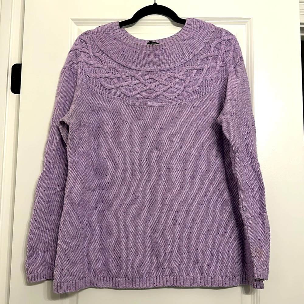 Light Purple Talbots Sweater, XL
